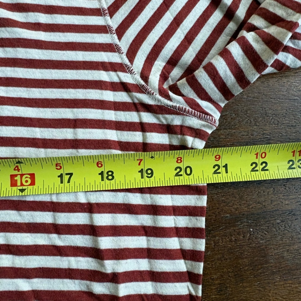 Faherty Cloud Long Sleeve Reversible Striped Tee … - image 8